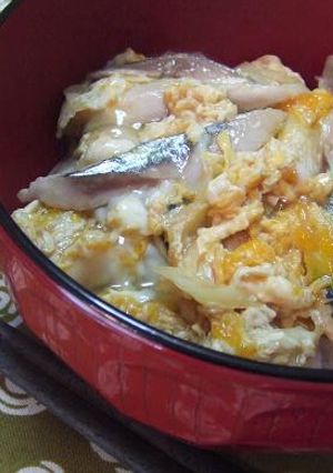 さんまの卵とじ丼～ふわとろ卵の秘訣付き～-レシピのメイン写真