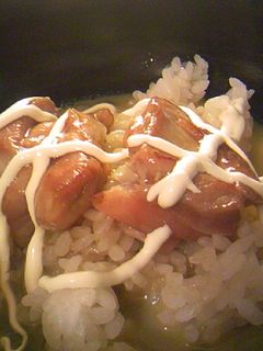 鶏もも肉の照り焼き温泉卵マヨ丼-レシピのメイン写真
