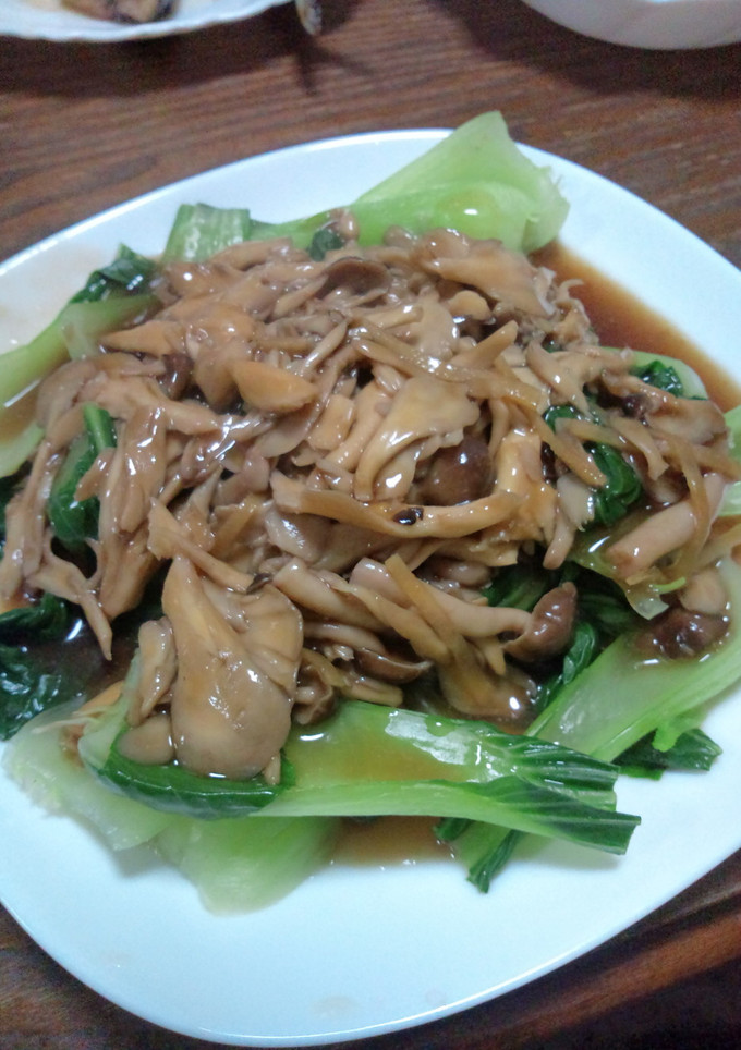 青梗菜のきのこあんかけ-レシピのメイン写真