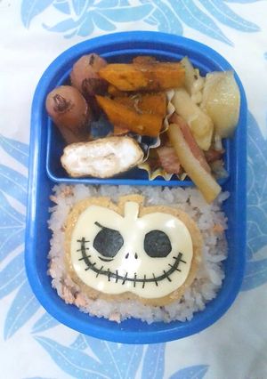 キャラ弁:ディズニーのハロウィンジャック-レシピのメイン写真