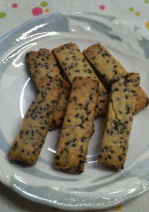 サクサク☆香る胡麻いっぱいクッキー♪-レシピのメイン写真