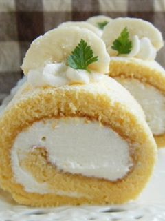 卵1個でロールケーキ-レシピのメイン写真