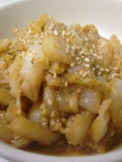 白菜で☆ごま味噌和え-レシピのメイン写真