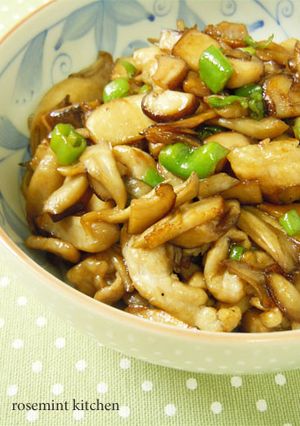 たっぷり4種のきのこと豚肉の紹興酒炒め-レシピのメイン写真
