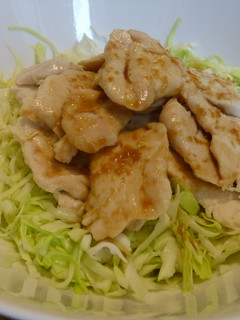 キャベツを食べよう☆鶏ムネ肉の生姜焼き-レシピのメイン写真