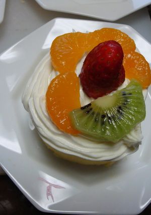 ロールケーキの簡単デコレーション♪-レシピのメイン写真