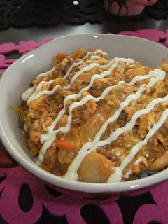 1124734参考☆納豆たまキムチマヨ丼-レシピのメイン写真