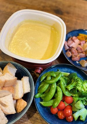チーズフォンデュ-レシピのメイン写真