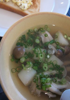 ダシいらずのじゃがいもきのこスープ-レシピのメイン写真