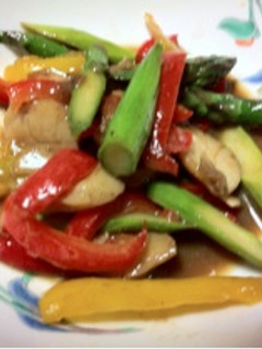 ホタテと彩り野菜の紹興酒炒め-レシピのメイン写真