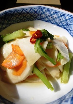 麺つゆ＋酢で即席漬！カブ白菜キャベツ大根-レシピのメイン写真