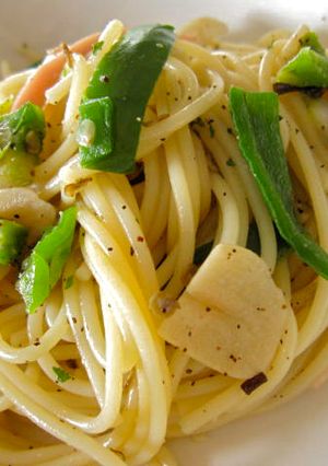 ピーマン丸ごと*ペペロンチーノ-レシピのメイン写真
