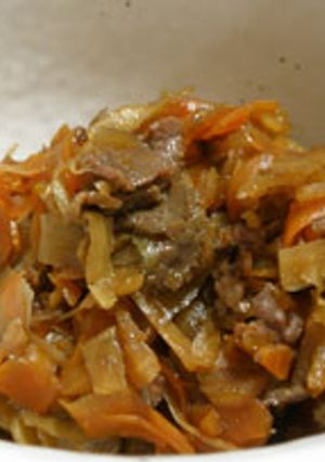 切り干し牛ごぼう煮　お弁当のおかず-レシピのメイン写真