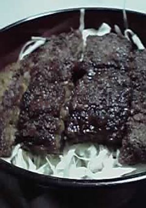 ソースカツどん作ってみた-レシピのメイン写真