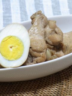 鶏手羽元とゆで卵のさっぱり煮-レシピのメイン写真