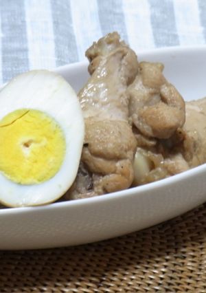 鶏手羽元とゆで卵のさっぱり煮-レシピのメイン写真