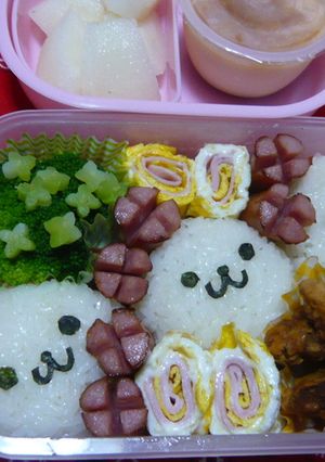 キャラ弁・まめごまちゃん♪-レシピのメイン写真