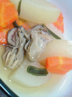 牡蠣と大根の煮物-レシピのメイン写真