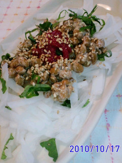 大根と納豆のサラダ-レシピのメイン写真