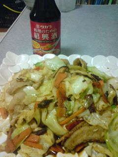 紹興酒の野菜炒め-レシピのメイン写真