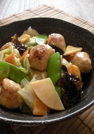 つくね入りボリューム中華丼-レシピのメイン写真