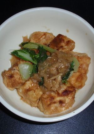 中華風揚出汁豆腐（豆腐の揚げ煮）-レシピのメイン写真