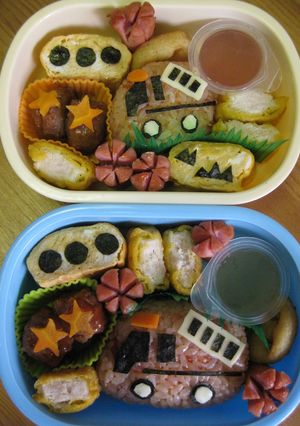 ❤キャラ弁❤まんまる消防車おにぎり-レシピのメイン写真