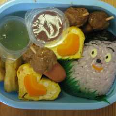 รูปของ ❤キャラ弁❤オイース!コッシーおにぎり