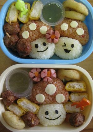 ❤キャラ弁❤秋!きのこちゃんおにぎり-レシピのメイン写真