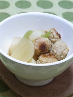 つくねとかぶのコンソメ煮-レシピのメイン写真