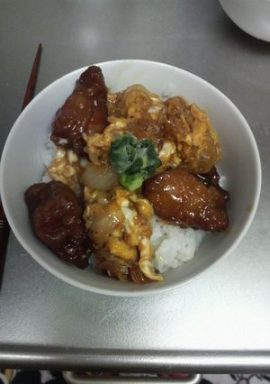 冷凍味つき唐揚げの親子丼-レシピのメイン写真