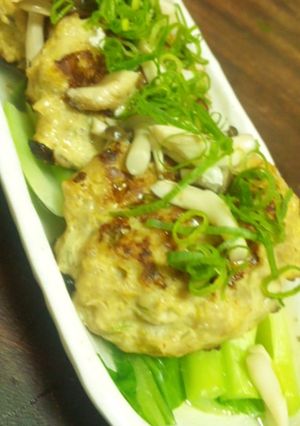 餃子のタネdeつくね餡風-レシピのメイン写真