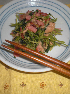 豆苗の炒め物-レシピのメイン写真