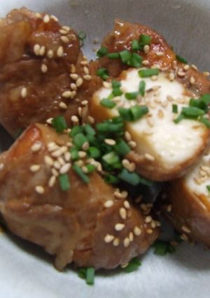 ふんわり♪魚河岸あげの肉巻き-レシピのメイン写真
