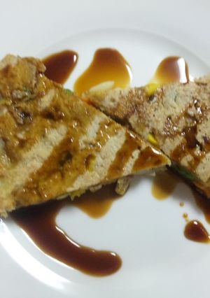 野菜と全粒粉のフライパンケーキ-レシピのメイン写真