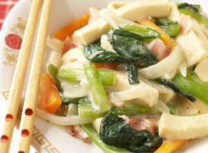 高野豆腐のジューシー五目中華ミルクあん-レシピのメイン写真