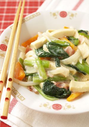 高野豆腐のジューシー五目中華ミルクあん-レシピのメイン写真