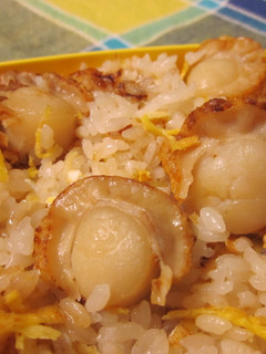 ホタテがぷっくり♪ てり焼き風ホタテご飯-レシピのメイン写真
