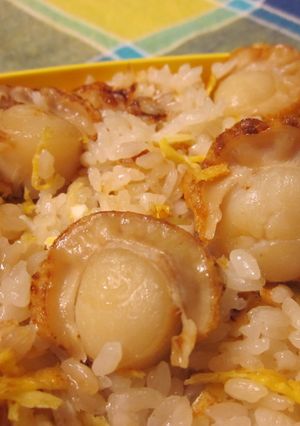 ホタテがぷっくり♪　てり焼き風ホタテご飯-レシピのメイン写真