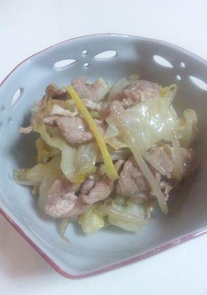 豚キャベもやし☆柚子わさび風味-レシピのメイン写真