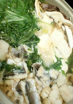 鱧松茸鍋～至福の出会いもの～-レシピのメイン写真