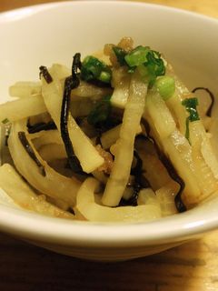 大根✿揚げ玉塩昆布炒め-レシピのメイン写真