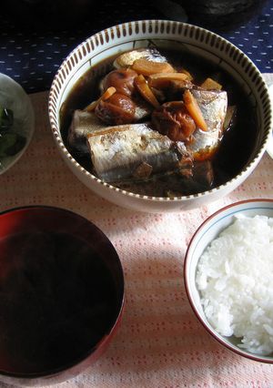 圧力鍋で!秋刀魚の梅煮-レシピのメイン写真