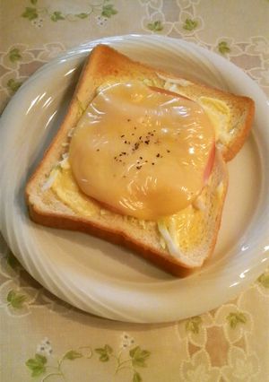 簡単♪キャベマヨ＆ハムチーズトースト-レシピのメイン写真