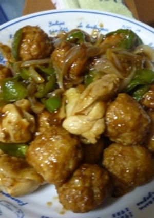 肉団子＆野菜の酢豚風-レシピのメイン写真
