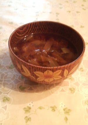 母の味♪キャベツの味噌汁-レシピのメイン写真