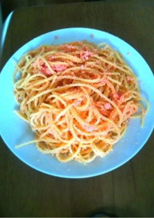 一人暮らし用たらこスパゲティ-レシピのメイン写真