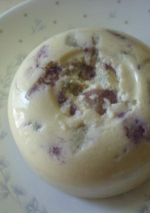 蒸し器で巨峰チーズケーキ-レシピのメイン写真