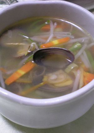 野菜たっぷり!あさりの中華スープ-レシピのメイン写真