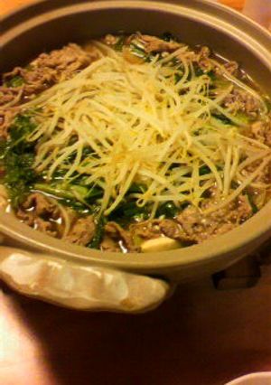 辛くない韓国風あさり&豆腐&牛肉のお鍋-レシピのメイン写真